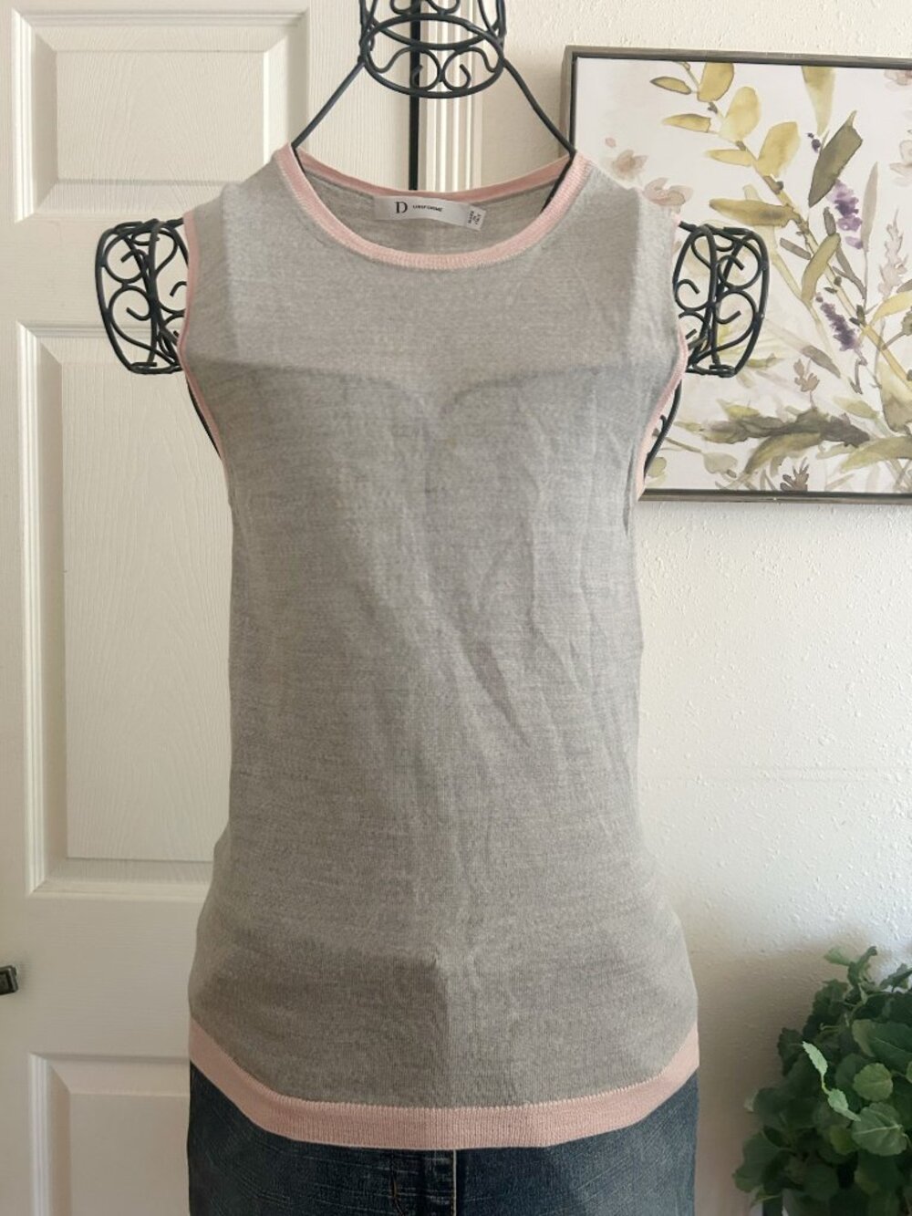 Dior Light Gray Crewneck Sweater